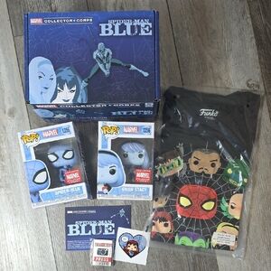 Funko | Marvel Collector Corps Subscription Box: Spider-Man Blue Sz Sm *NWT